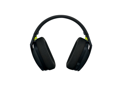 Audífonos gamer inalámbricos Logitech G Series G435 negro y amarillo fluorescente